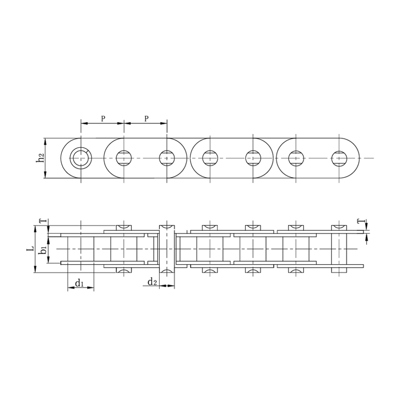 Iskunkestävyys mukautettavat auton moottorin jakoketjut