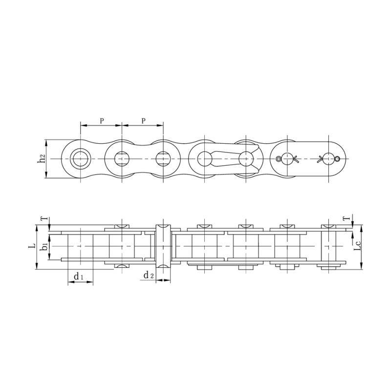 Heavy duty -sarjan rullaketjut
