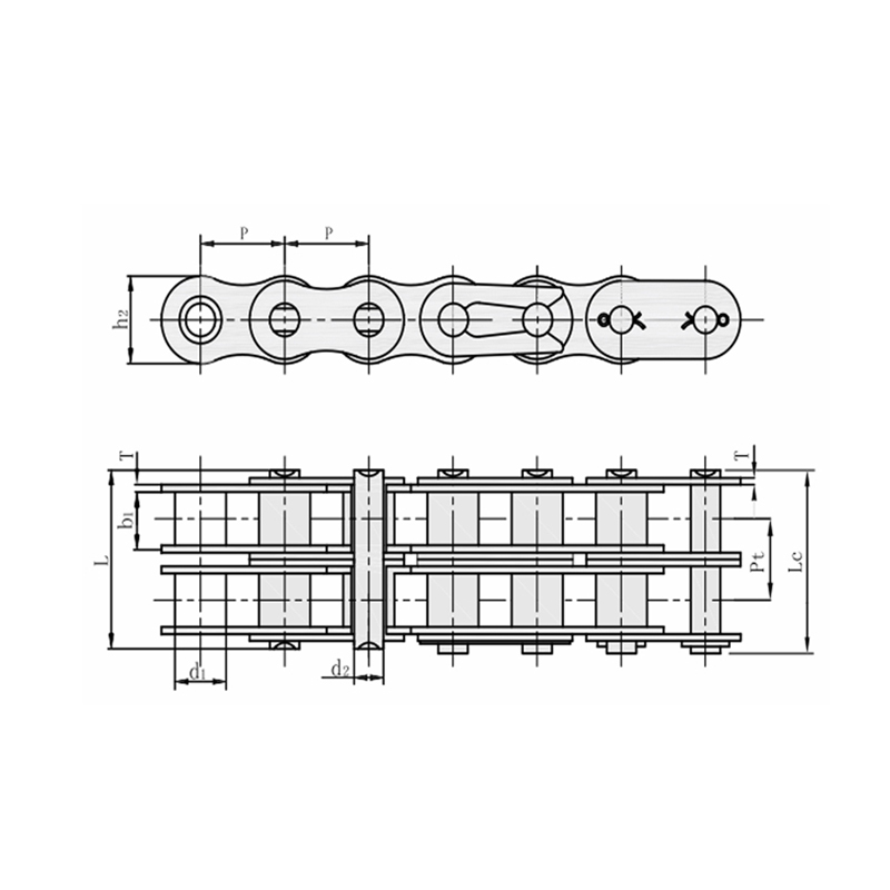 Korkea vetolujuus Auton pysäköintiketju
